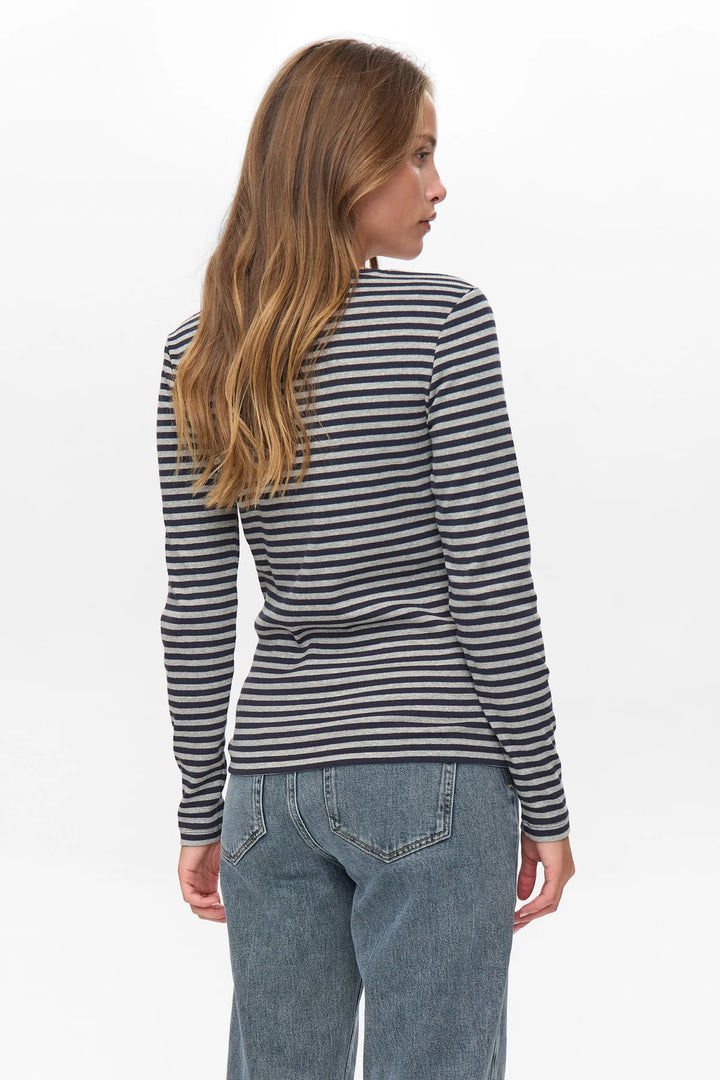 Numph Numelany Ls Blouse Dark Sapphire