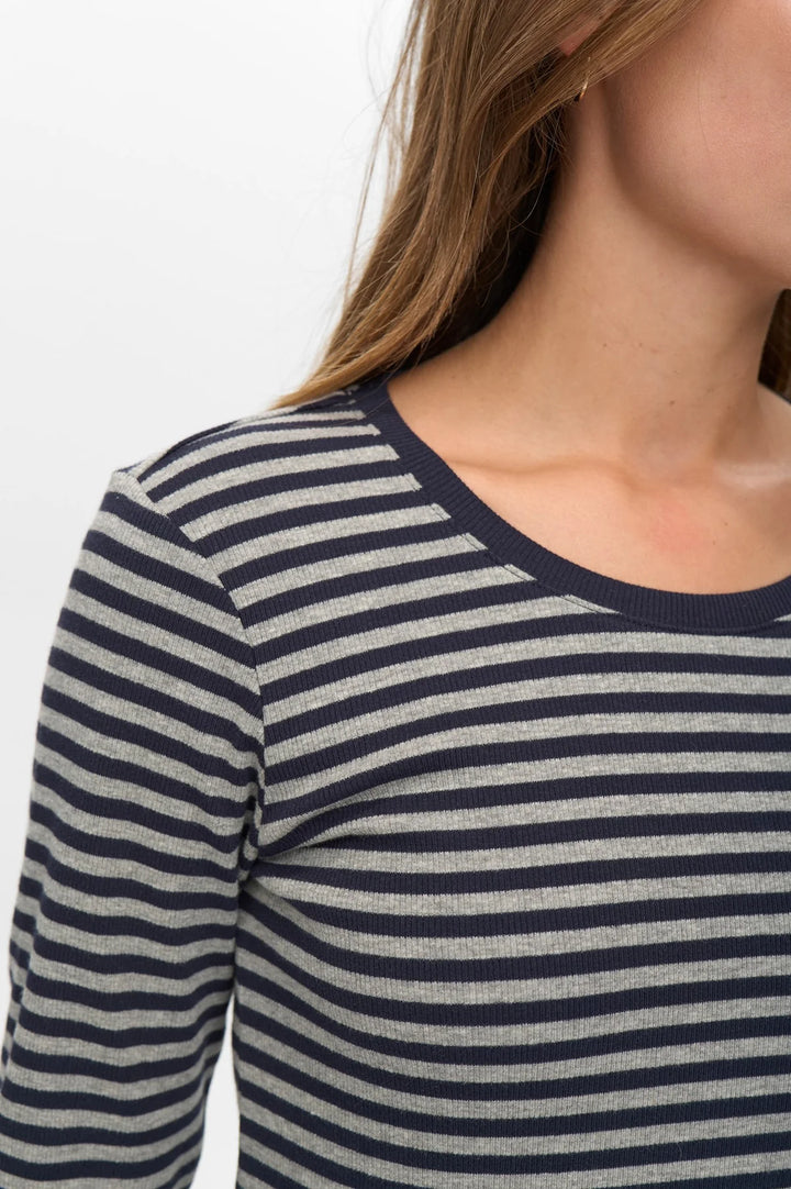 Numph Numelany Ls Blouse Dark Sapphire