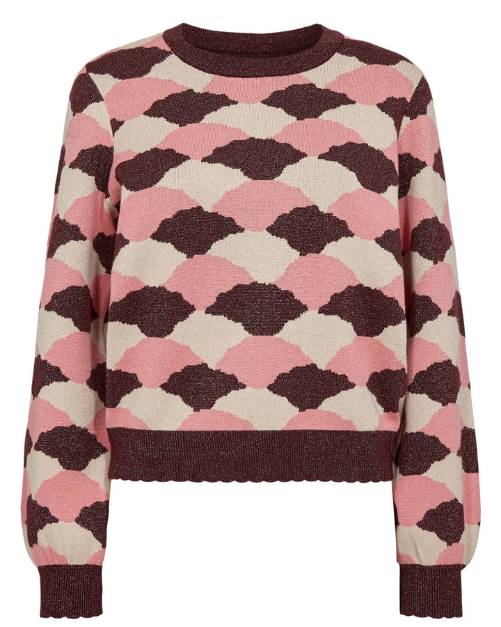 Numph Nulila Pullover Pink Lemonade
