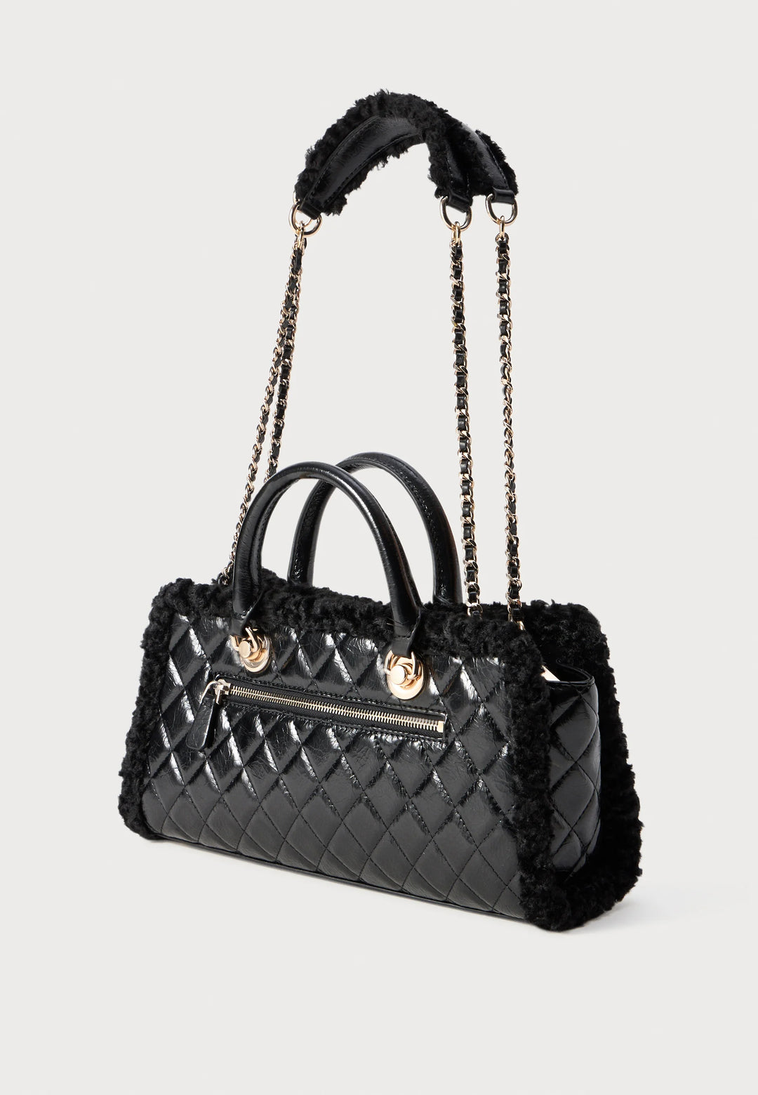 Guess Cristi Small Satchel Black Bag