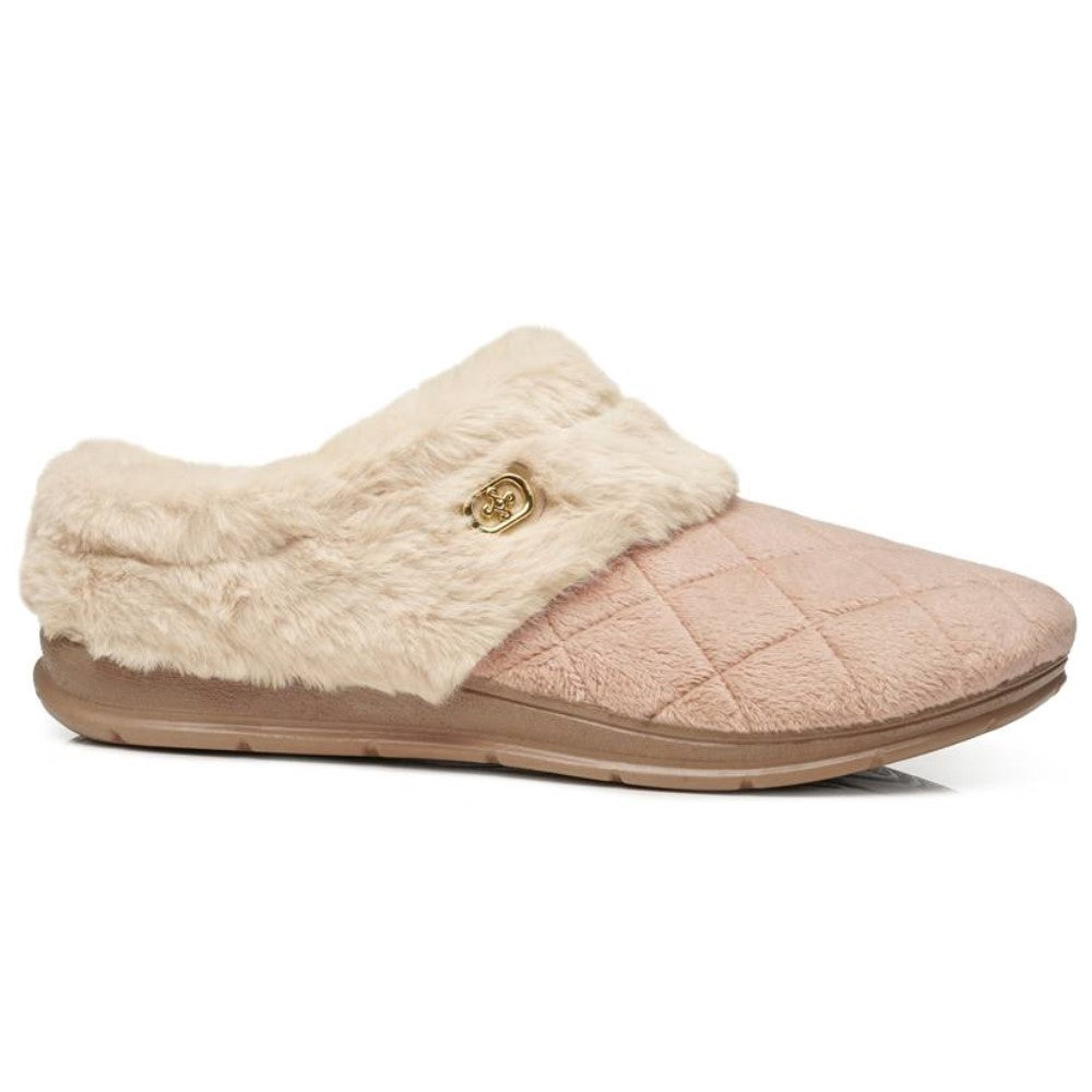 Pegada Atoalhado Blush/ Bariloche Areia Slipper | 266017-01
