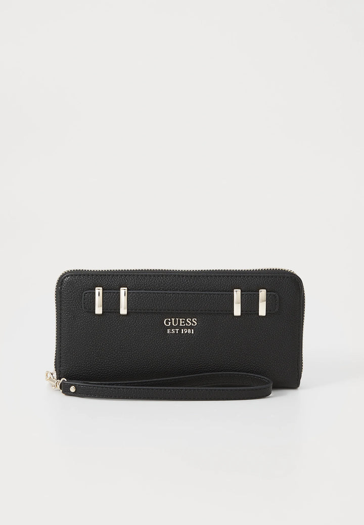 Guess Gregoria large Zip Round black Purse