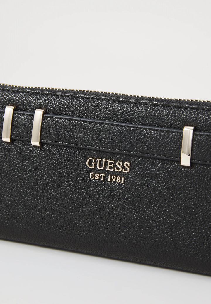 Guess Gregoria large Zip Round black Purse