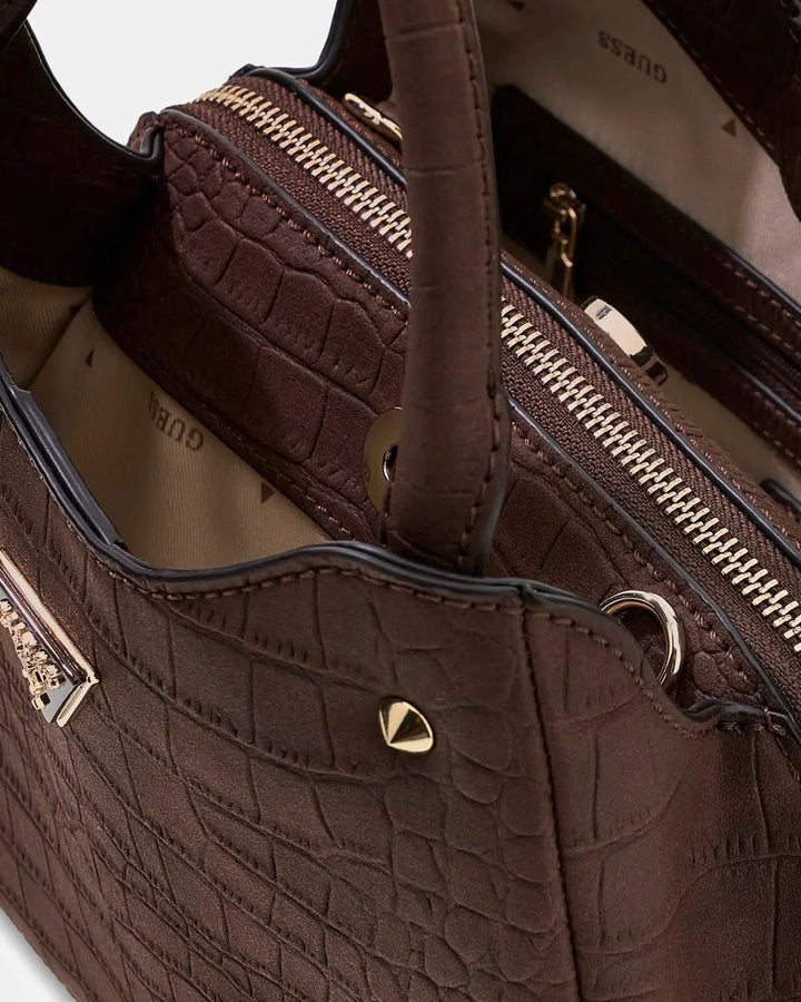 Guess Lorella Girlfriend Tote Handbag | Espresso