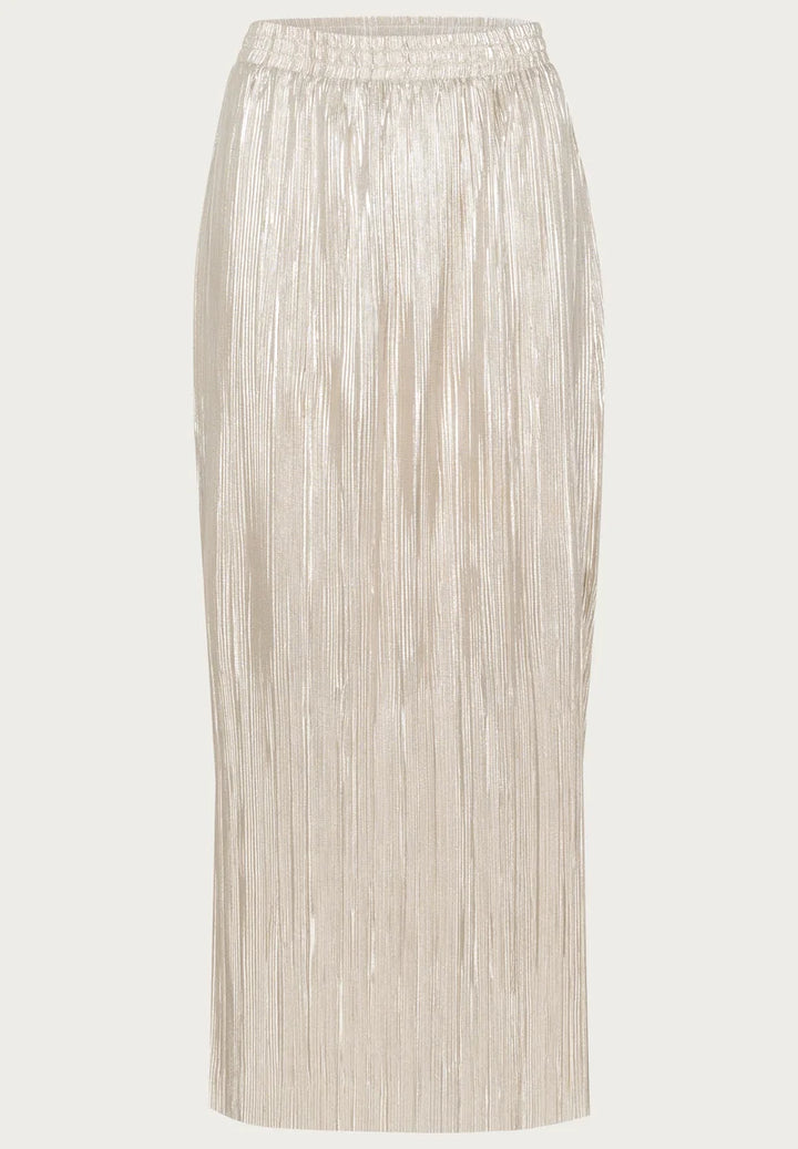 Kaffe Kagalexi Silver Mental Feather Gray Skirt