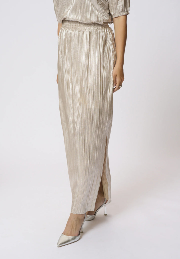 Kaffe Kagalexi Silver Mental Feather Gray Skirt