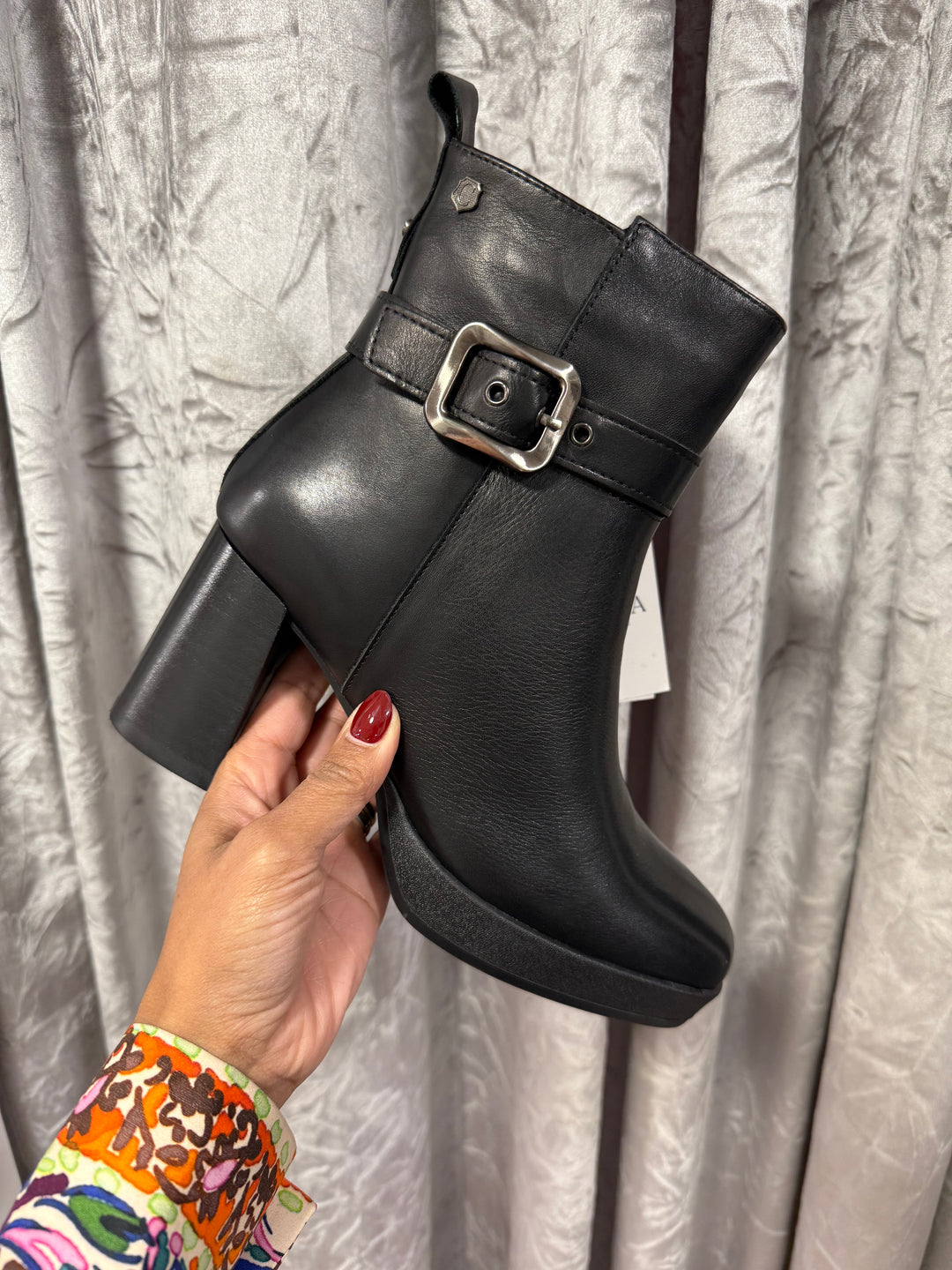 Carmela BN.Piel Black Leather Boot (162533)