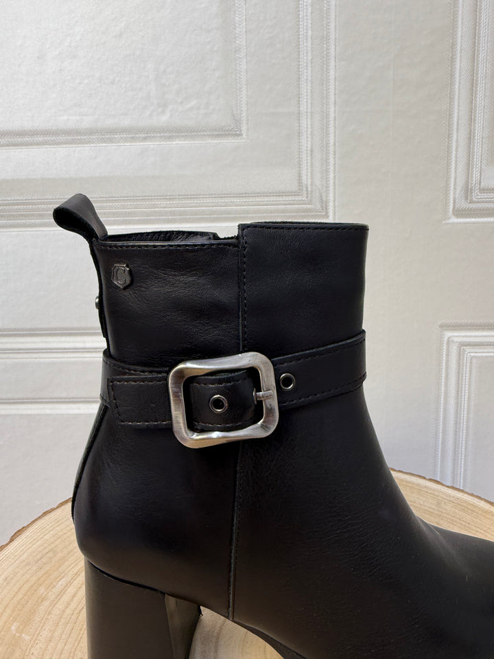 Carmela BN.Piel Black Leather Boot (162533)
