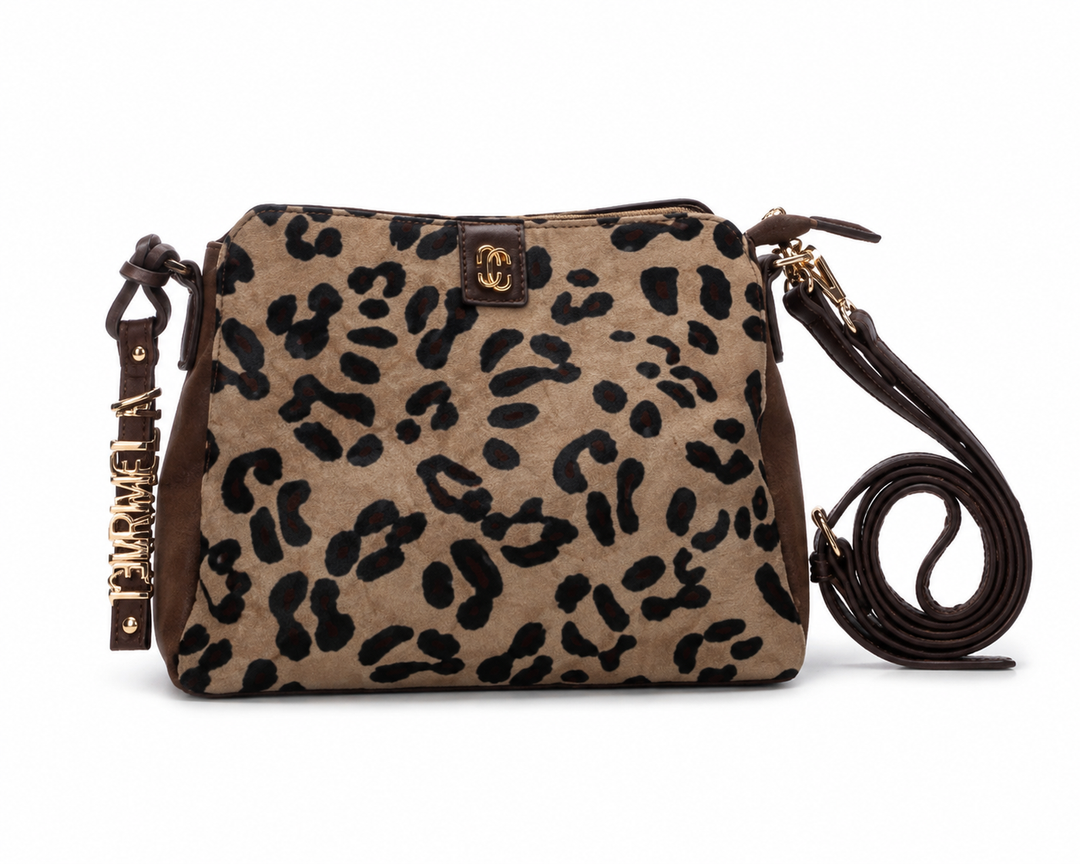 Carmela Bolso Leopard Print Crossbody Bag | 18625001