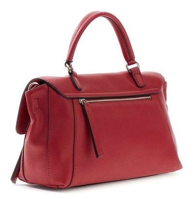 Guess Devon Top Handle Dark Cherry Handbag