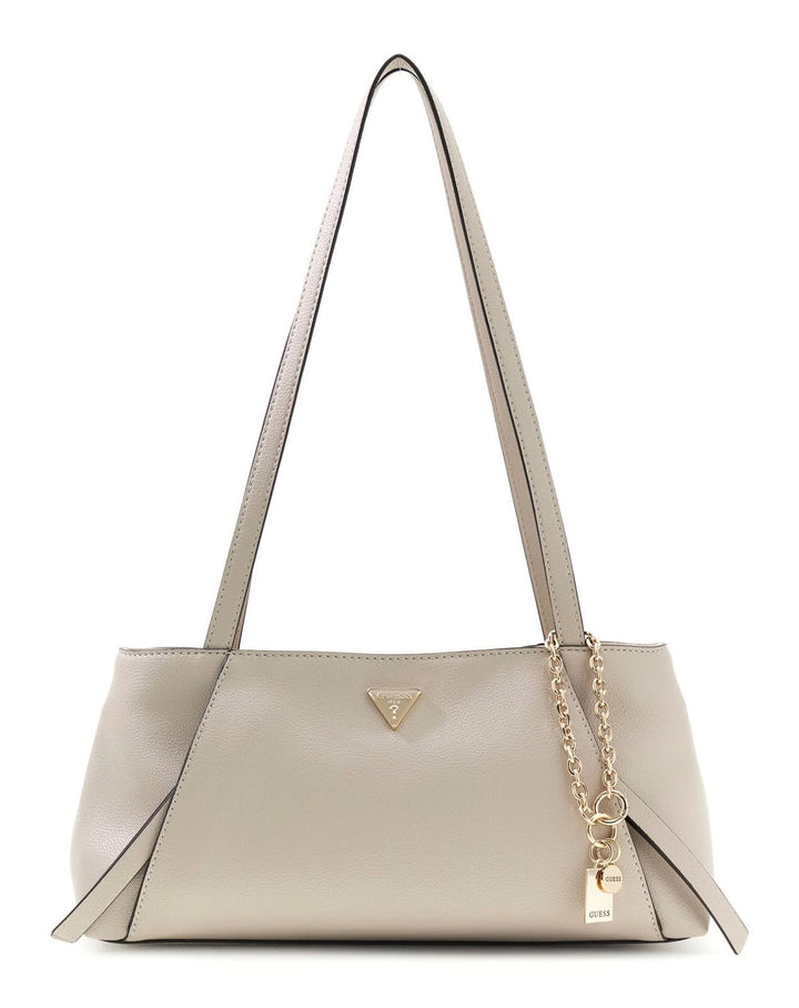 Guess Devon Shoulder Satchel Light Taupe Handbag