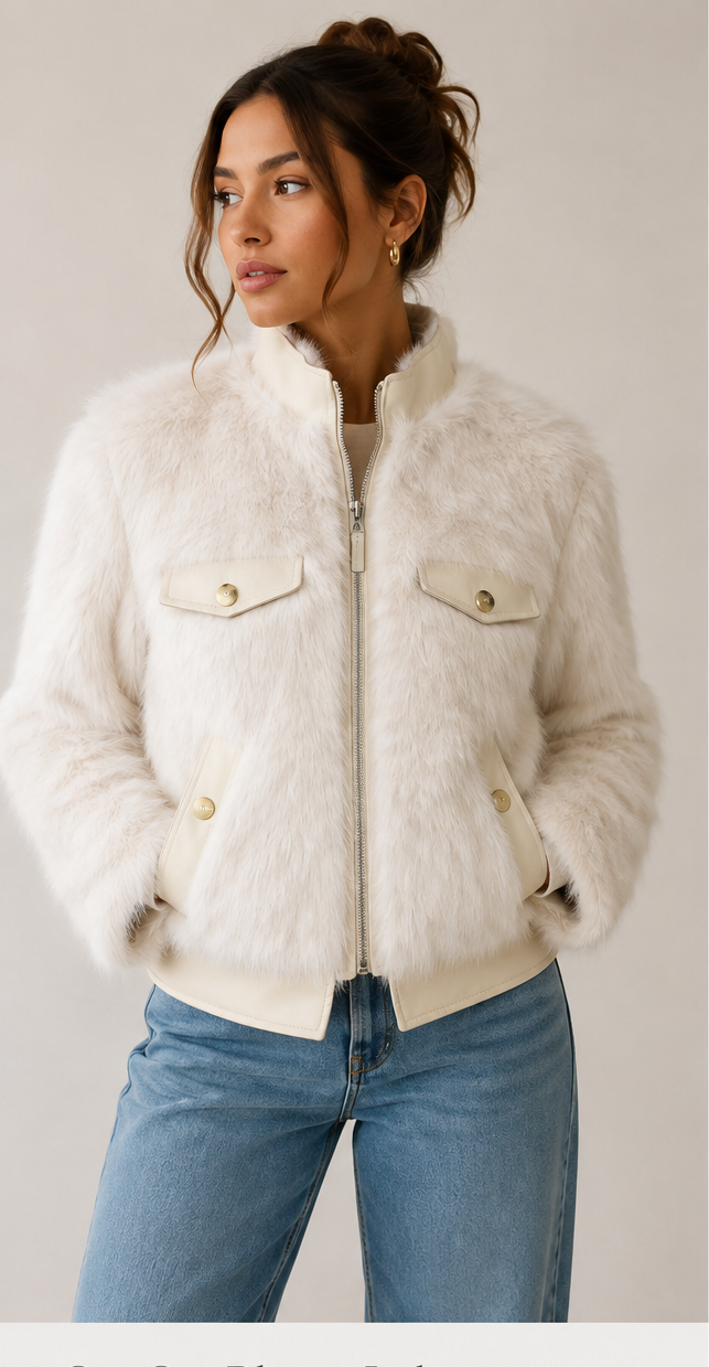 Goa Goa Rheasa Natural White Jacket