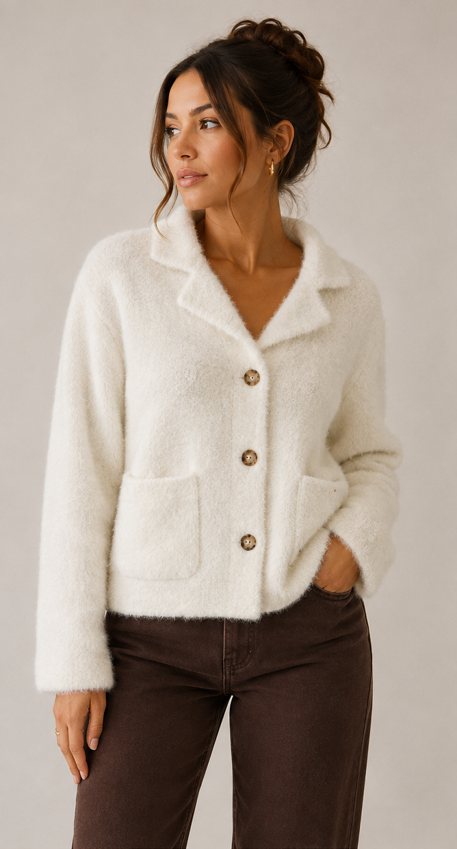 Goa Goa Luna Natural White Sweater