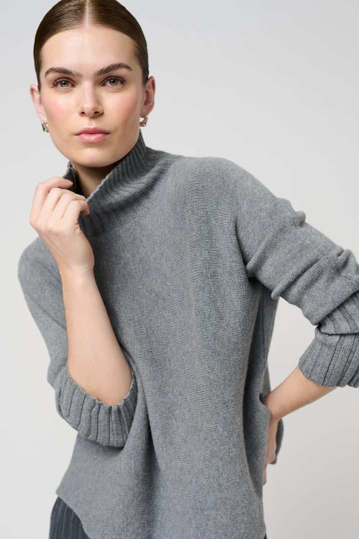 Costa Mani Jimmy Roll Neck Pullover Grey