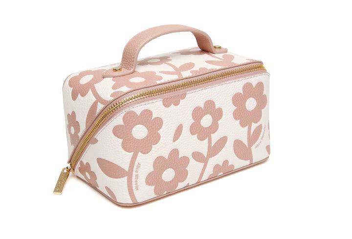 Alice Wheeler Floral Mini Train Case | Pink