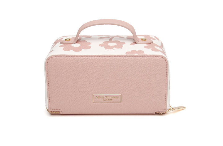 Alice Wheeler Floral Mini Train Case | Pink