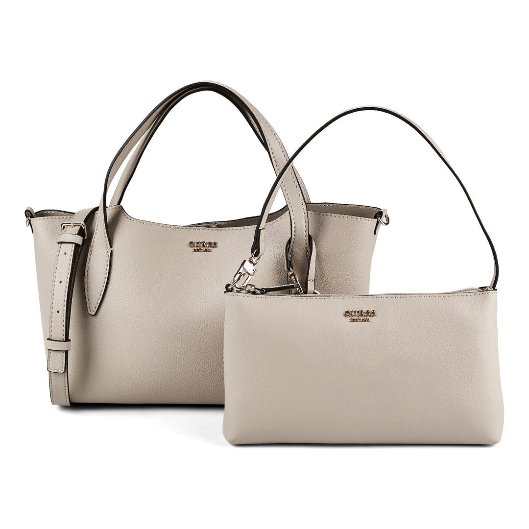 Guess Melody Light Taupe Satchel Bag