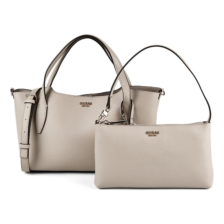Guess Melody Light Taupe Satchel Bag