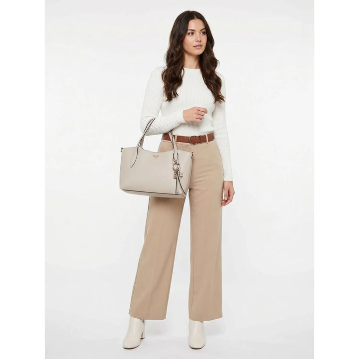 Guess Melody Light Taupe Satchel Bag