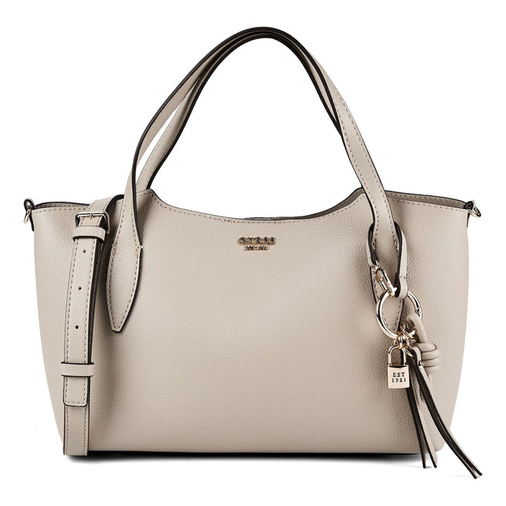 Guess Melody Light Taupe Satchel Bag
