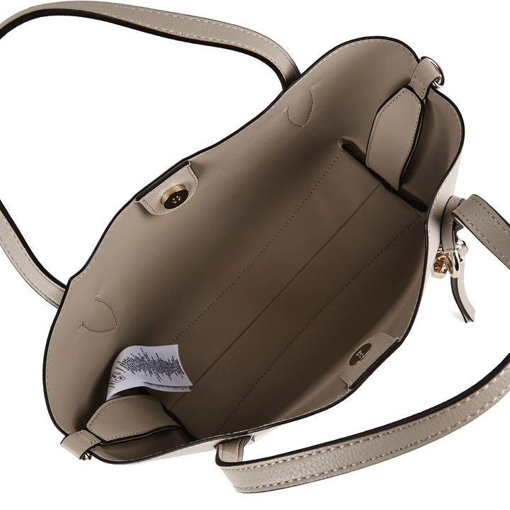 Guess Melody Light Taupe Satchel Bag