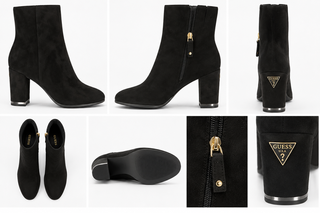 Guess Berklie Black Suede Boots