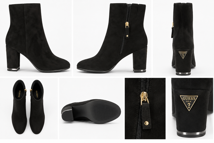 Guess Berklie Black Suede Boots
