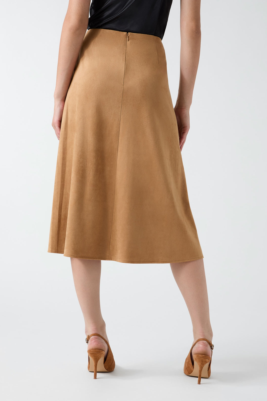 Guess Jennie Suede Midi Skirt