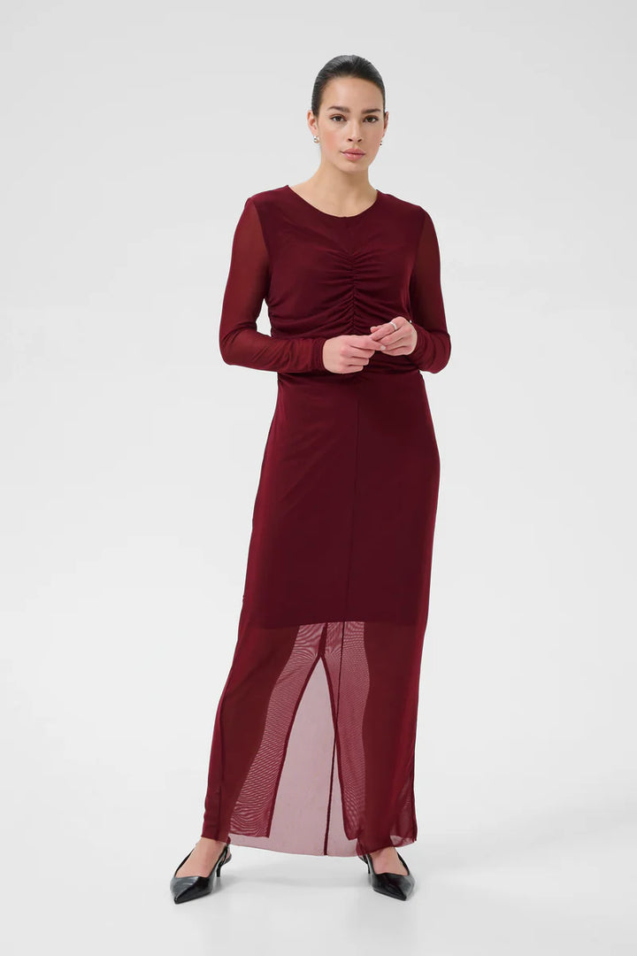 Kaffe KAchai Dress Windsor Wine