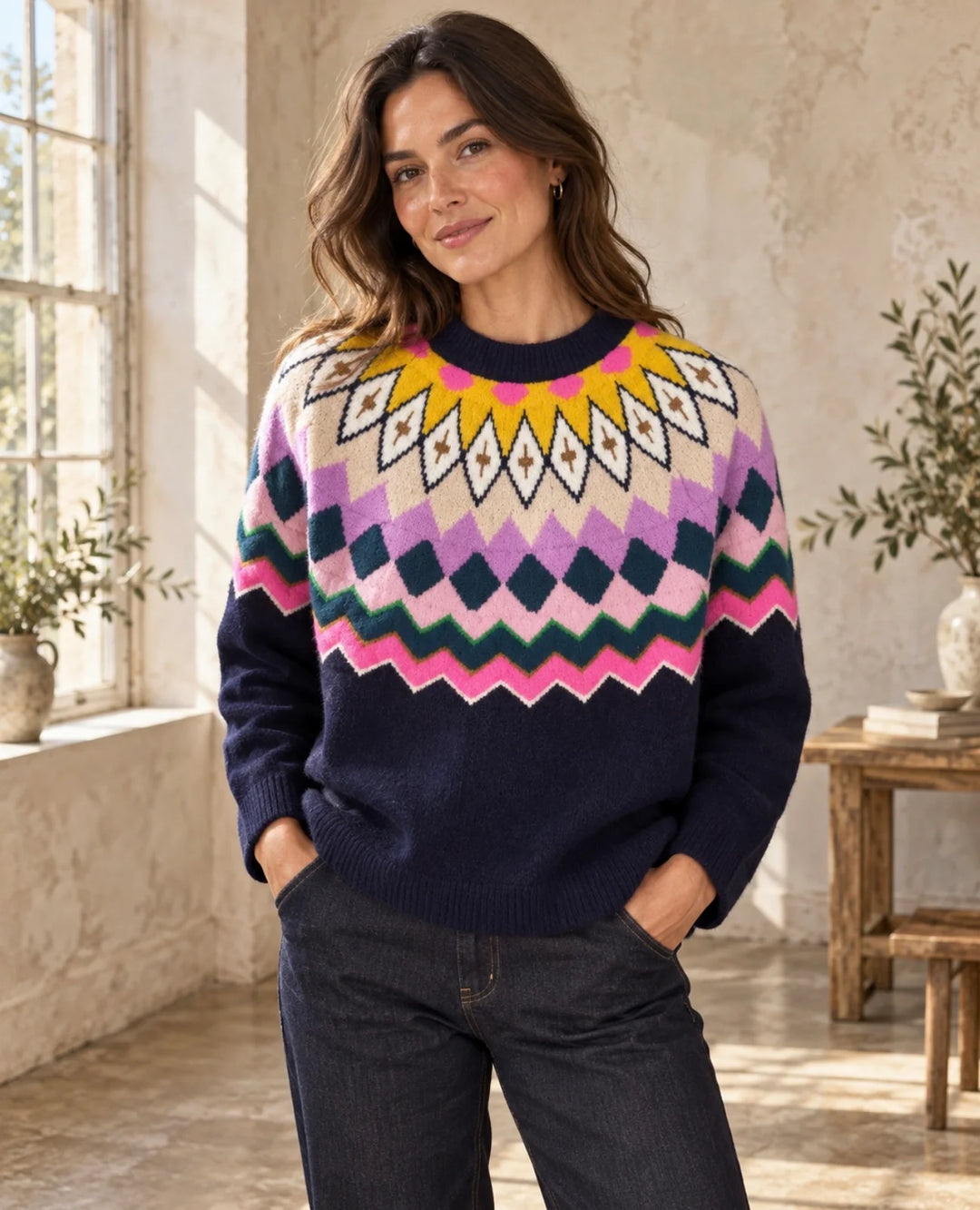 This Girls Curiosity Diamond Knit | 88-020