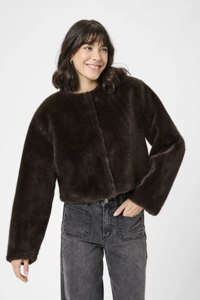 Kaffe KAjemmy Jacket Black Coffee