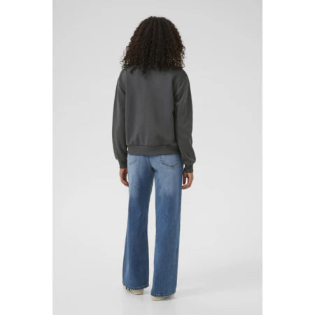 Kaffe KAelenora Sweatshirt Black Oyster Bow