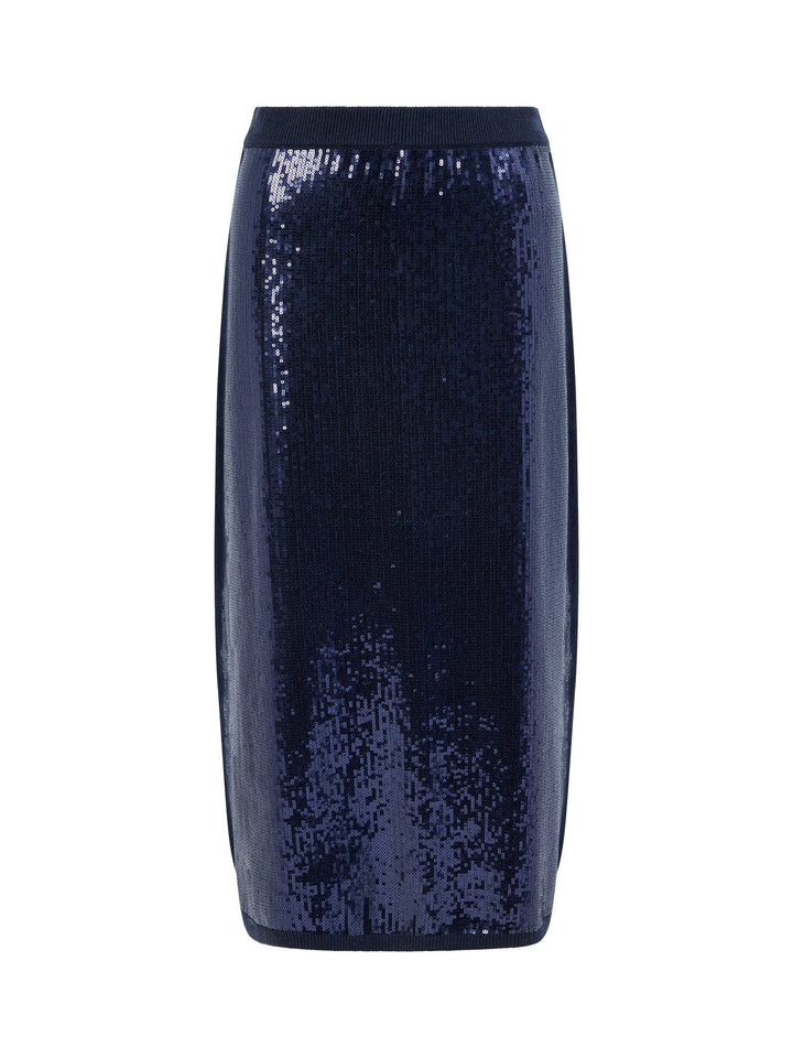 French Connection Hannah Knit Sequin Midi Skirt