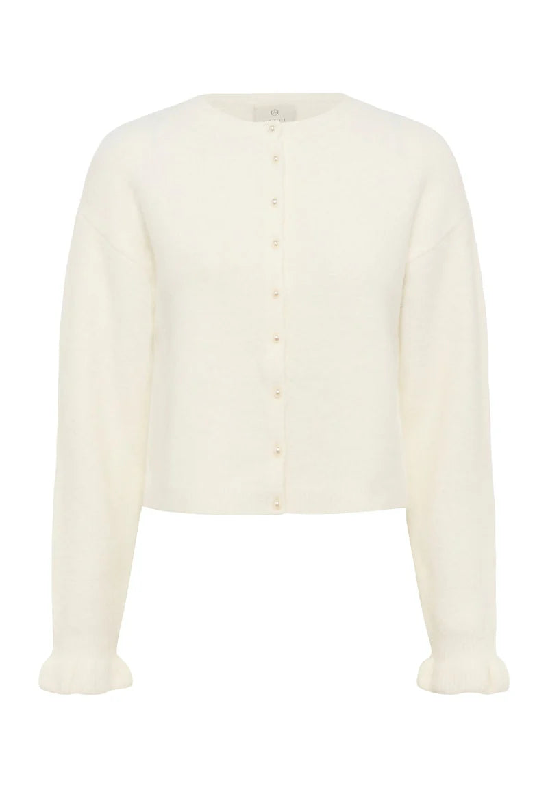 Kaffe KAcourson Knit Cardigan chalk