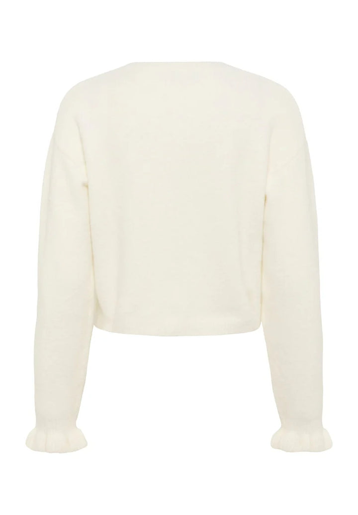 Kaffe KAcourson Knit Cardigan chalk