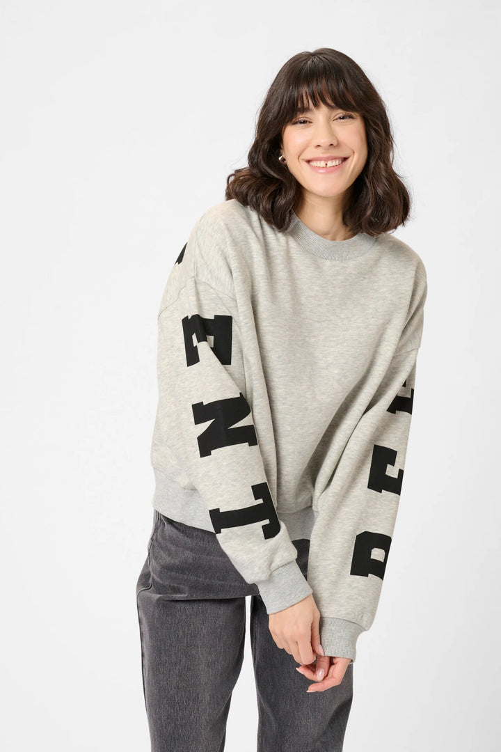Kaffe KAlise Sweatshirt Grey Melange