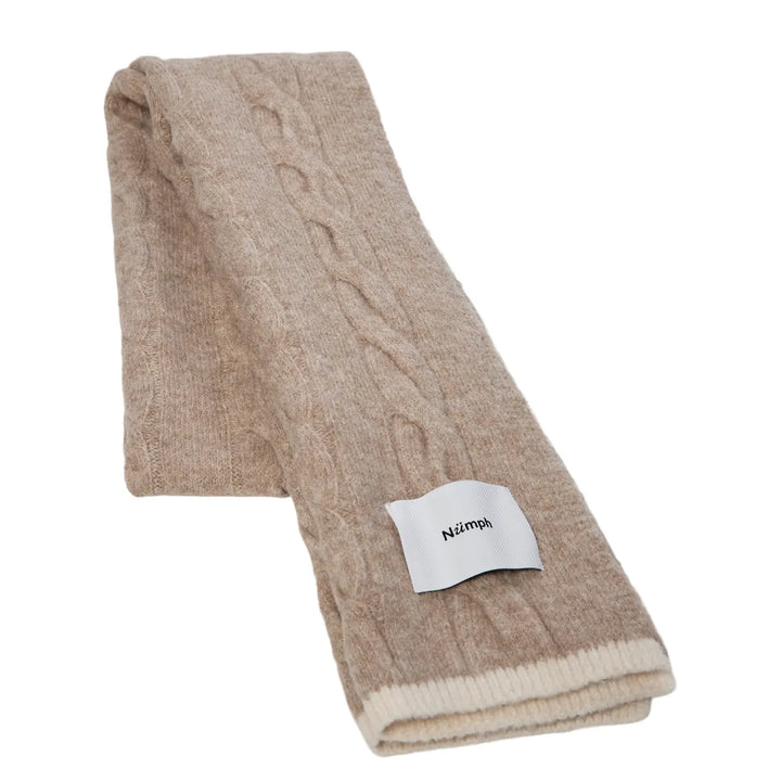 Numph Nuleika Scarf | Silver Mink