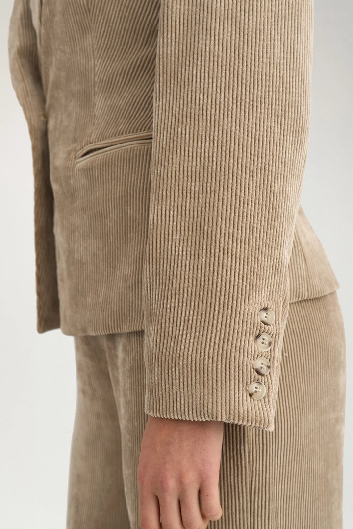 Numph Nucelise Fitted Blazer | Gray Morn