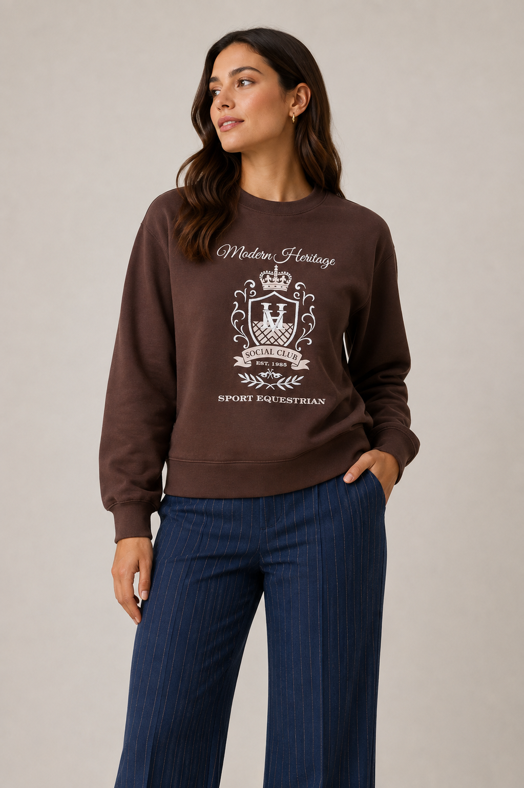 HV Society Alice Sweater | Chocolate