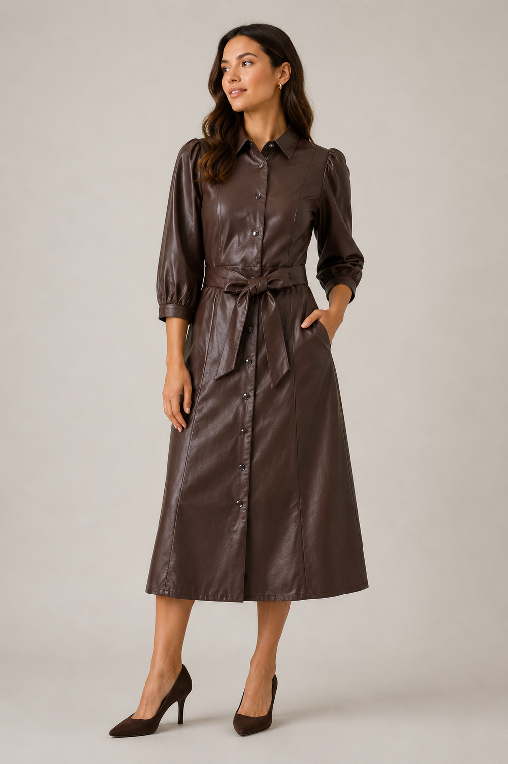 HV Society Maria Dress | Chocolate