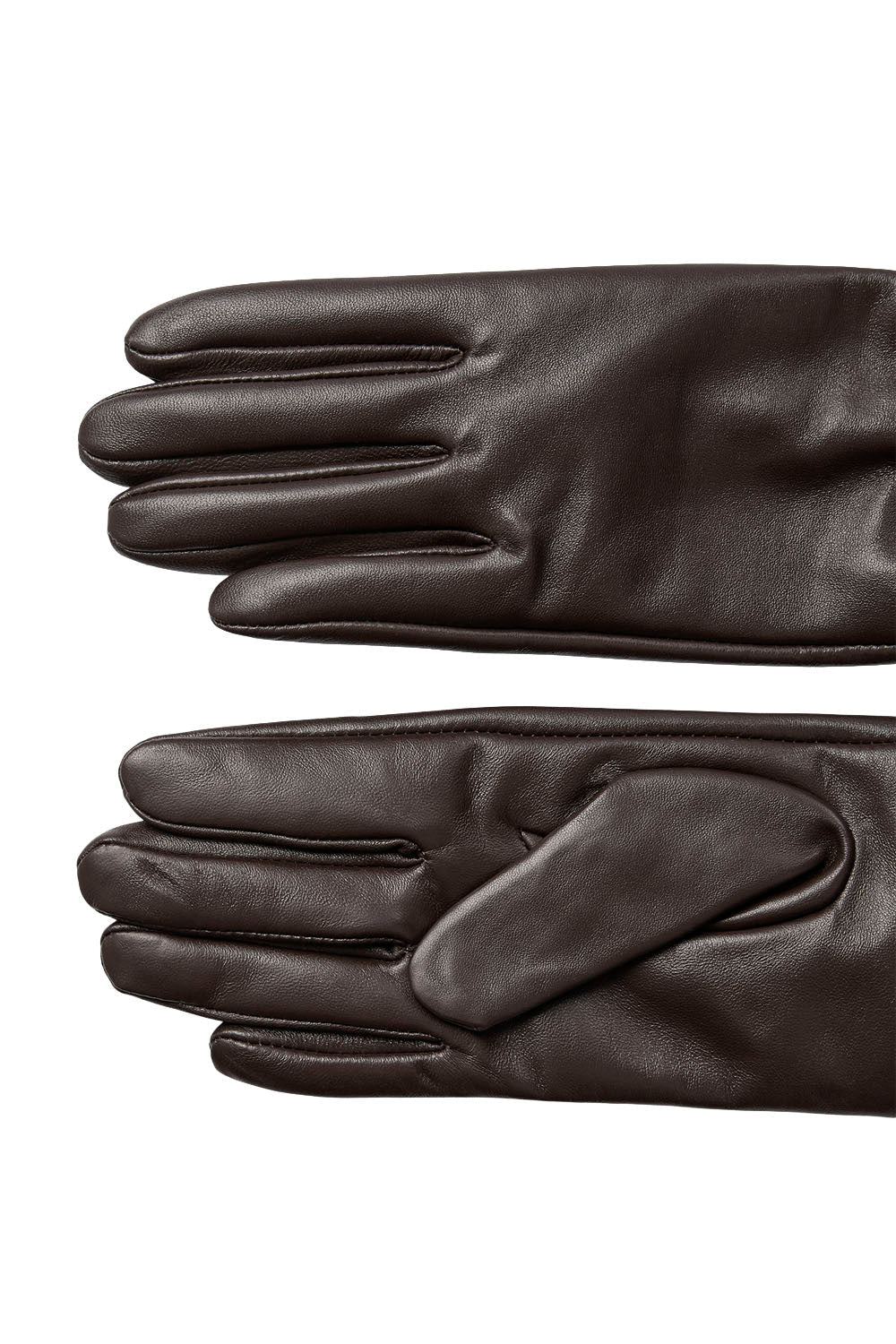Numph Nubirna Leather Gloves | Black Coffee