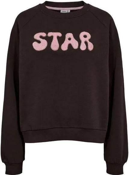 Numph Nustarlie Sweatshirt Black Coffee