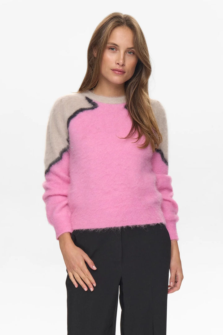 Numph Numarna Suri Pullover Lilac Sachet
