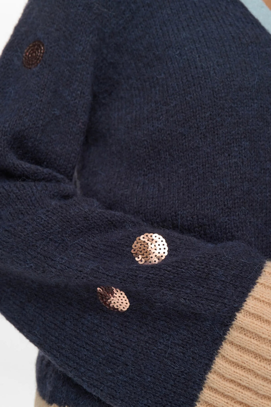 Numph Nuatmy Cardigan Dark Sapphire