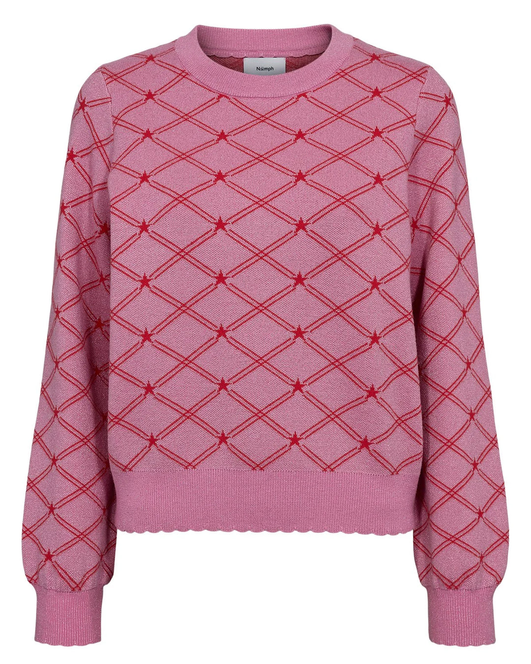 Numph Nubirry Pullover Fuchsia Pink