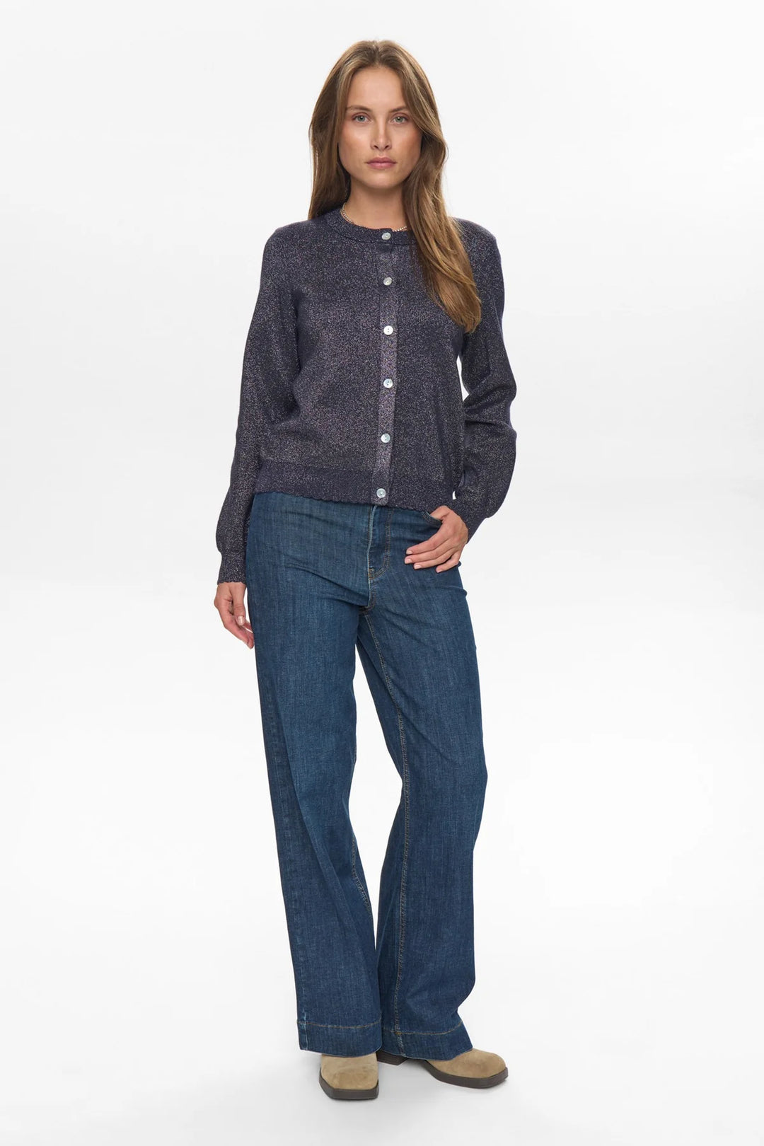 Numph Numiriam Cardigan Dark Sapphire