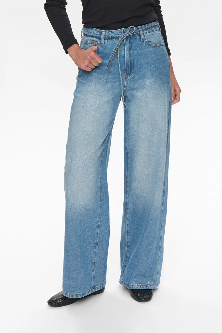 Numph Nubrooklyn Jeans Glam Blue Denim Silver
