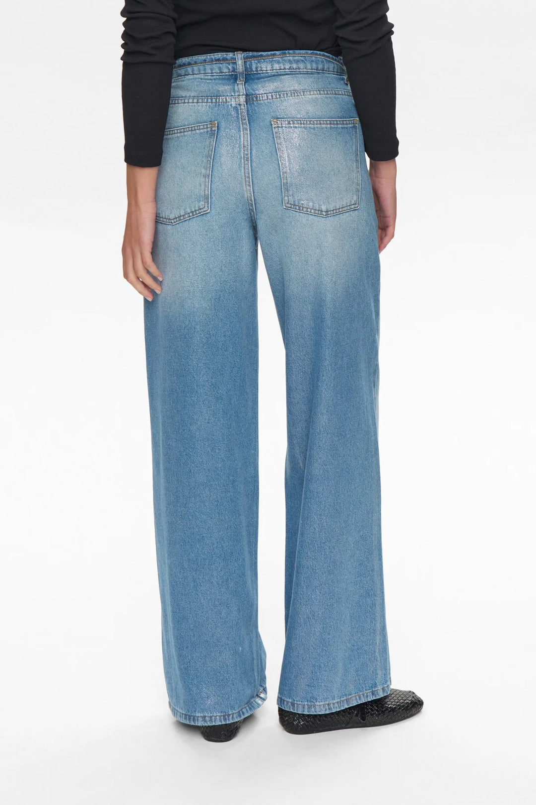 Numph Nubrooklyn Jeans Glam Blue Denim Silver