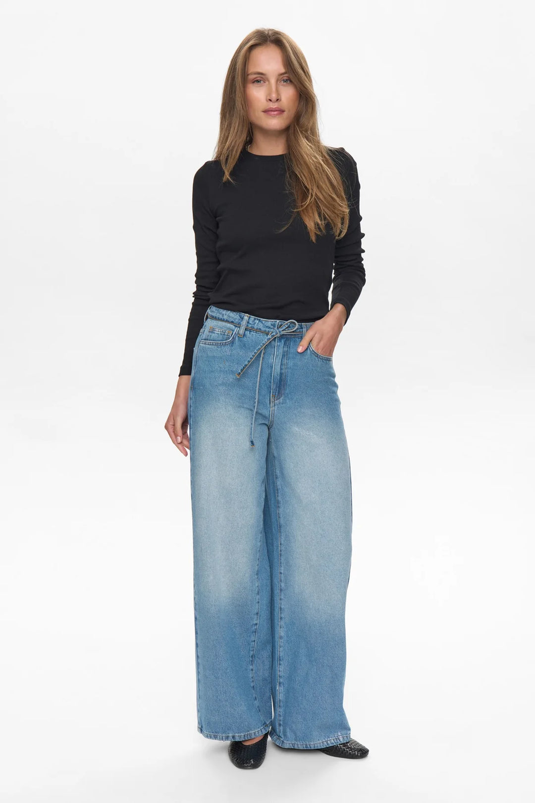 Numph Nubrooklyn Jeans Glam Blue Denim Silver