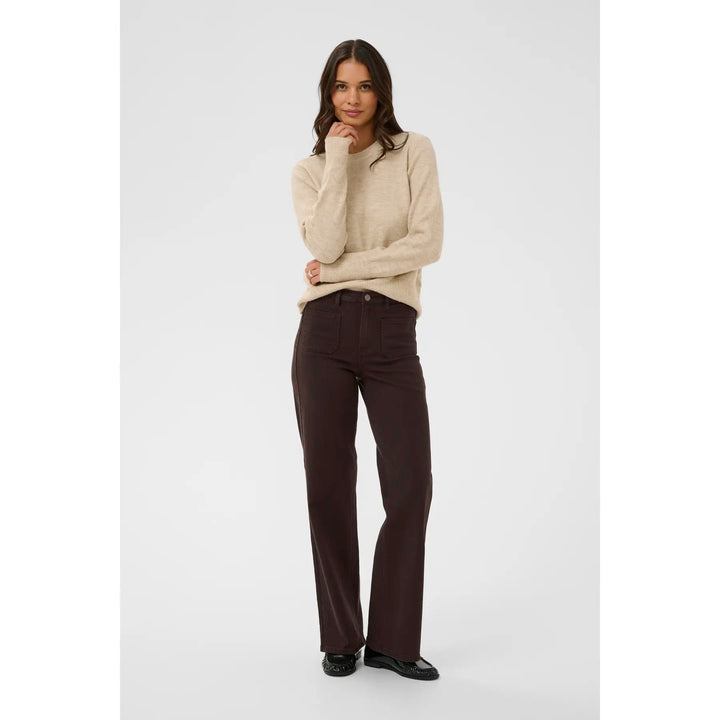 Kaffe Kabrook High Waist Jeans | Coffee Bean 32 Leg